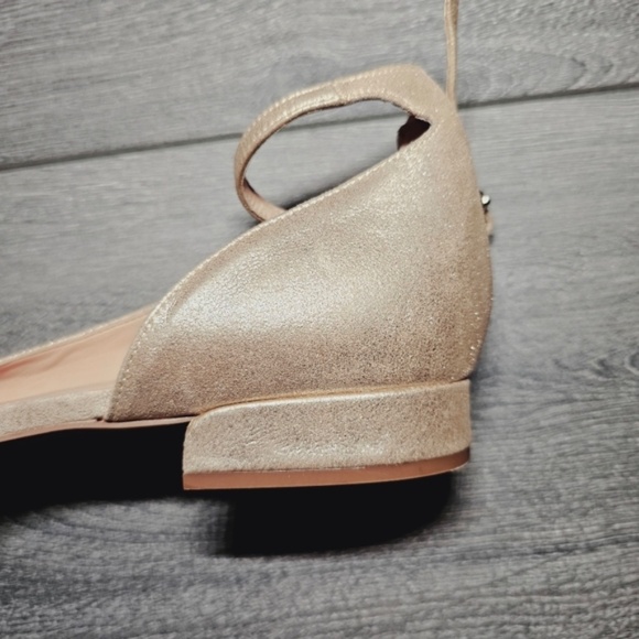 Franco Sarto antique gold ankle-strap flats, size 12 - Picture 11 of 15